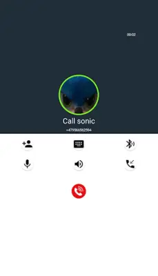 Call from Sonnic Chat + vid android App screenshot 1